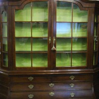  A 19th Century Dutch Mahogany Large Bookcase Hammer price: £1,400 