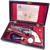 A 19th Century Continental copy of a Colt revolver  Hammer:  £560